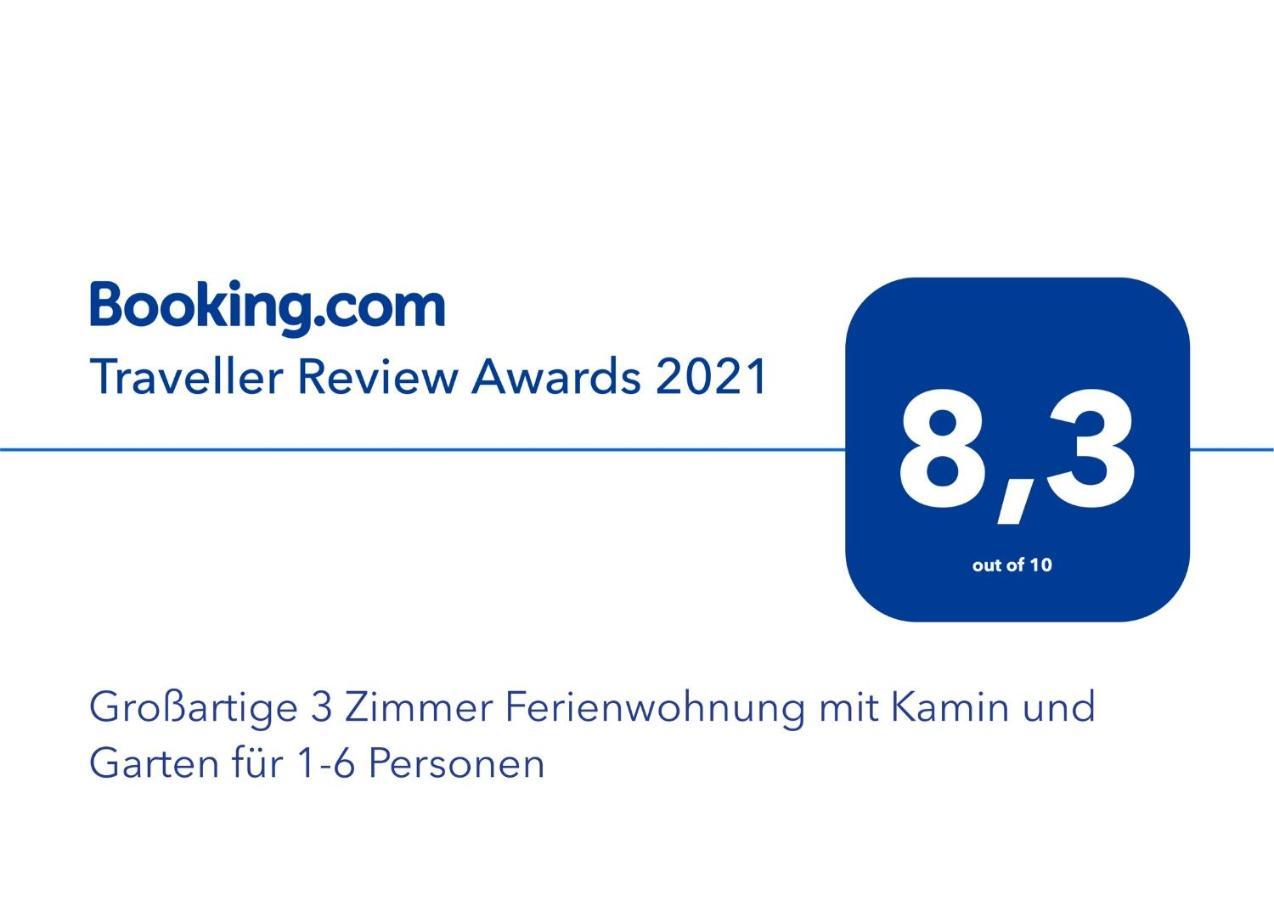 Großartige 3 Zimmer Ferienwohnung mit Kamin und Garten für 1-6 Personen Kaufbeuren Exterior foto