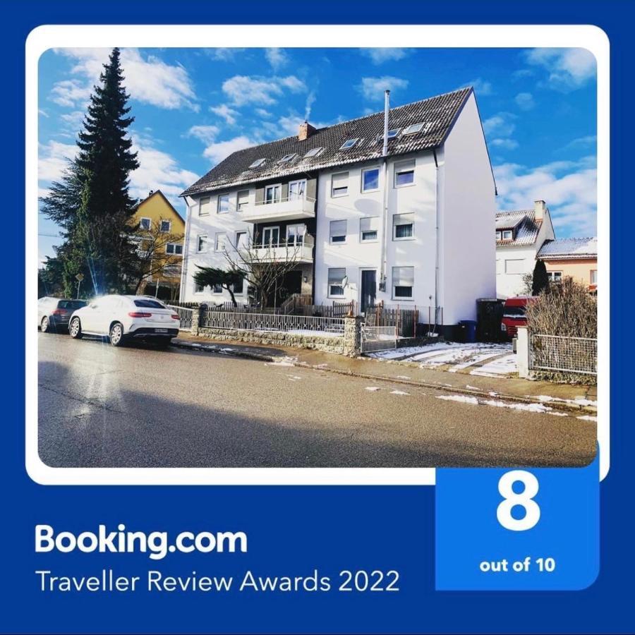 Großartige 3 Zimmer Ferienwohnung mit Kamin und Garten für 1-6 Personen Kaufbeuren Exterior foto